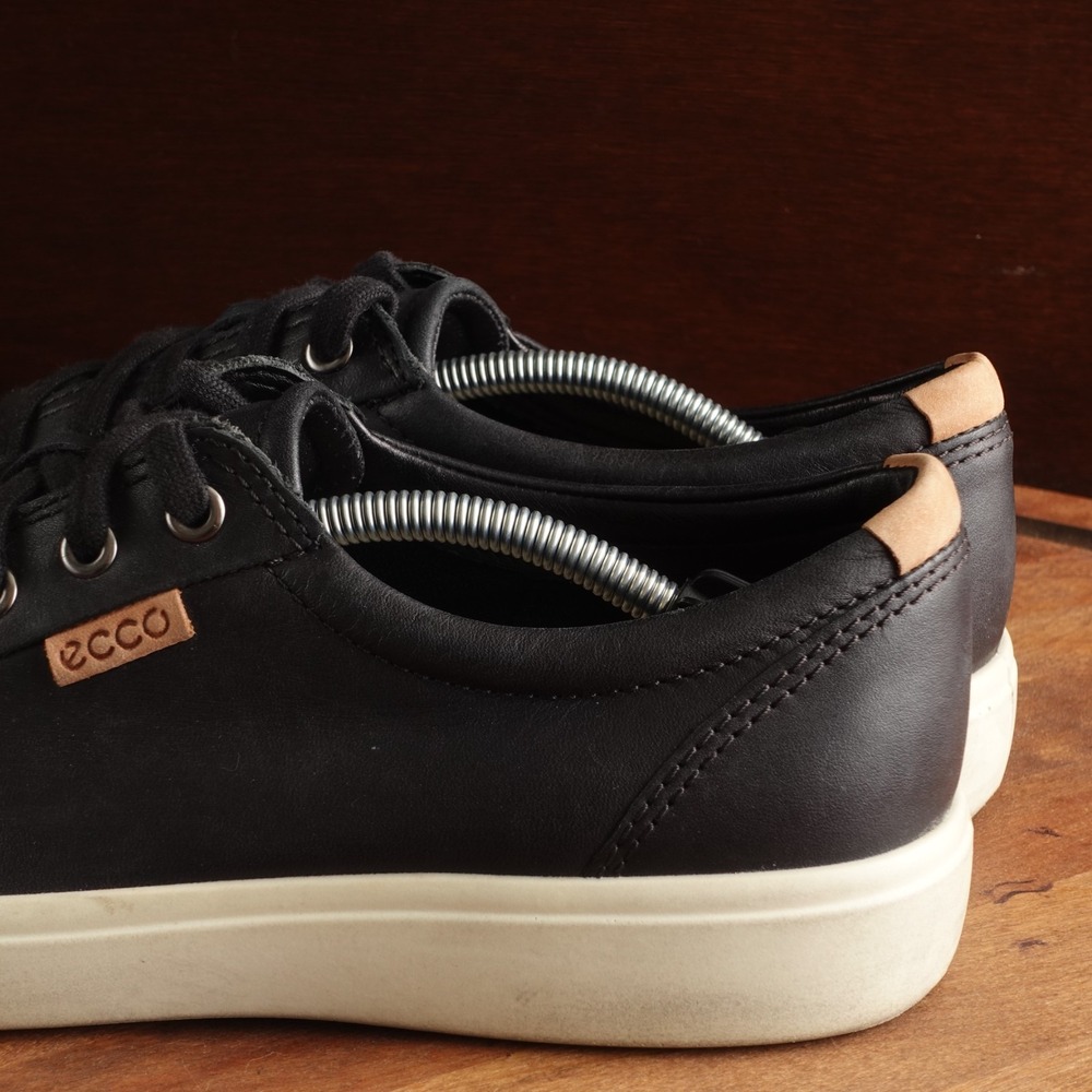 Ecco Sneakers Mens Size EU 41 US 7-7.5 BLK Soft 7 Comfort Leather Walking Shoes - Picture 9 of 16